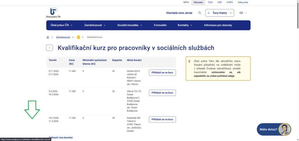 Jak si vyřídit proplacení rekvalifikačního kurzu z pohodlí domova? 13 1024x485