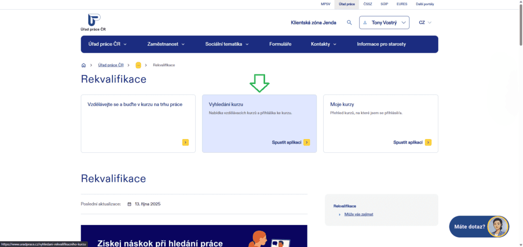 Jak si vyřídit proplacení rekvalifikačního kurzu z pohodlí domova? 8 1024x485