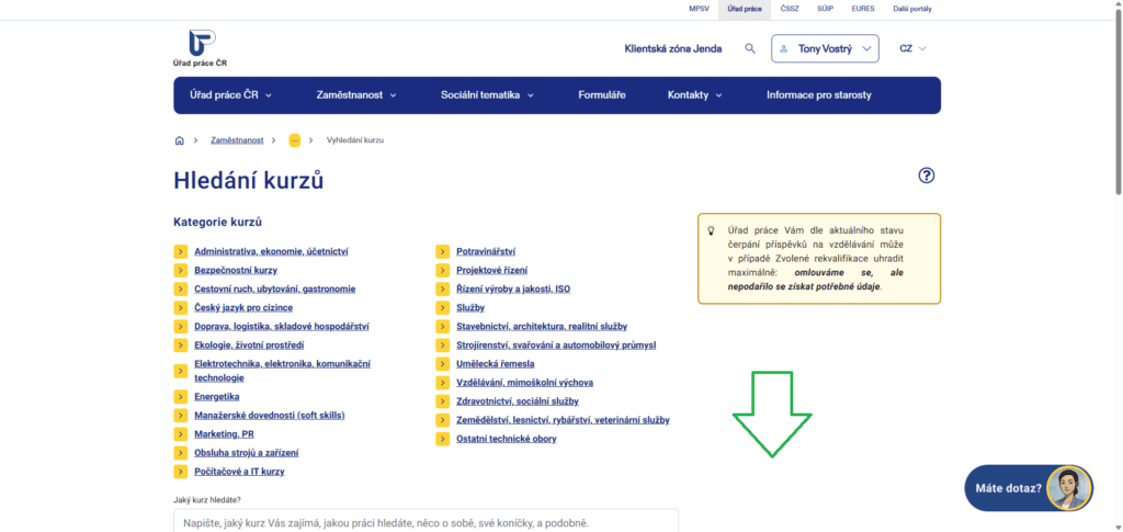 Jak si vyřídit proplacení rekvalifikačního kurzu z pohodlí domova? 9 1024x485